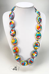 Jackie Brazil "Kathy" Small Riverstones Kandinsky 70cm Necklace ( N3750 )