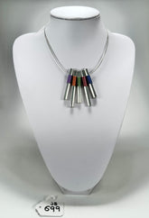 Jackie Brazil x AngelesFlor "Pipas" Argentina Exclusice Thin Cylinders Necklace ( NEX001 )