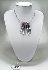 Jackie Brazil x AngelesFlor "Pipas" Argentina Exclusice Thin Cylinders Necklace ( NEX001 )