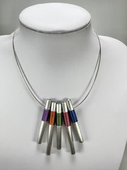 Jackie Brazil x AngelesFlor "Pipas" Argentina Exclusice Thin Cylinders Necklace ( NEX001 )