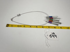 Jackie Brazil x AngelesFlor "Pipas" Argentina Exclusice Thin Cylinders Necklace ( NEX001 )