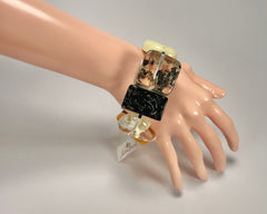 Jackie Brazil "Indiana" Seasons Mix Multi Bead Resin Bracelet ( B0210 )