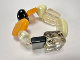 Jackie Brazil "Indiana" Seasons Mix Multi Bead Resin Bracelet ( B0210 )