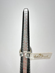 Jackie Brazil "Stomp" Large Round Seaweed Resin Ring ( R0360 ) Size UK Q / US 8