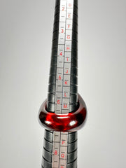 Jackie Brazil "Rose" Red Gloss Resin Rose Ring ( R0585 ) Size UK N / US 7