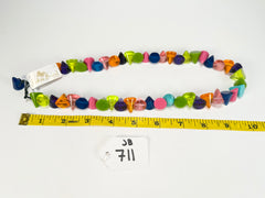 Jackie Brazil "Corina" Transparent Paris Mix Small Cones 55cm Necklace ( N0058 )