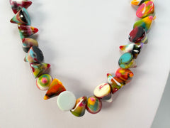 Jackie Brazil "Corina" Small Cones Kandinsky 55cm Necklace ( N0058 )