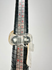 Jackie Brazil "Splendour" Large Ball Gold Flakes Ring ( R2500 ) Size UK - Q / US - 8