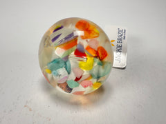 Jackie Brazil "Cascade" Large Round Domed Resin Ring ( R2929 ) Size UK Q / US 8