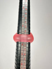 Jackie Brazil "Rose" Light Pink Resin Rose Ring ( R0585 ) Size UK T / US 9.5