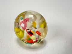 Jackie Brazil "Cascade" Large Round Domed Resin Ring ( R2929 ) Size UK P / US 7.5