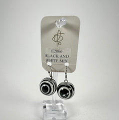 Jackie Brazil "Tiger Stripe" Liquorice Balls Resin Earrings ( E2066 )