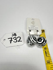 Jackie Brazil "Tiger Stripe" Liquorice Balls Resin Earrings ( E2066 )