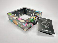 Jackie Brazil "Art Deco" Solid Square 3.1cm Bangle ( B3086 )