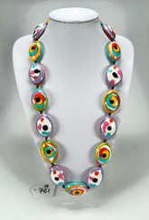 Jackie Brazil "Kathy" Small Riverstones Kandinsky 70cm Necklace ( N3750 )