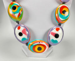 Jackie Brazil "Kathy" Small Riverstones Kandinsky 70cm Necklace ( N3750 )