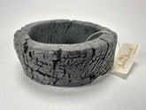 Jackie Brazil "Dark Black" Charcoal Donut Solid Round Medium Bangle ( B2876 )
