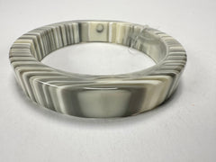Jackie Brazil "Cat Eye" Liquorice Allsorts with Cat Eye Cream Mix 1.3cm Resin Bangle ( B1034 )