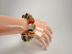 Jackie Brazil "POP" Liquorice Mix Colours Small Cubes Bracelet ( B0224 )