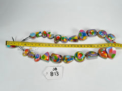 Jackie Brazil "Indiana" Kandinsky Multi-Bead Medium Resin 70cm Necklace ( N0033 )