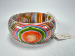 Jackie Brazil "All Sorts "Liquorice w/Cat Eye Spring Colour Mix 3.4cm Bangle ( B2444 )