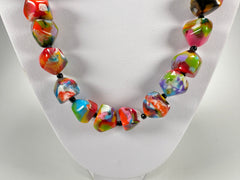 Jackie Brazil "Camille" Kandinsky Small Stones 70cm Necklace ( N0075 )