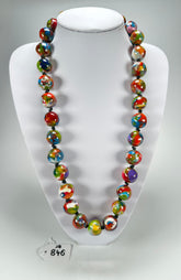 Jackie Brazil "Lola" Kandinsky Medium Spheres 70cm Resin Necklace ( N2695 )