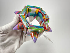 Jackie Brazil "Spike" Kandinsky Sabrina x Cones Elasticated Bracelet ( B0220 )