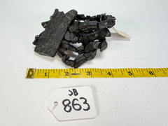 Jackie Brazil "4 Row w/ Feature Plate" Charcoal Resin Bracelet ( B2732 )