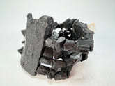Jackie Brazil "4 Row w/ Feature Plate" Charcoal Resin Bracelet ( B2732 )