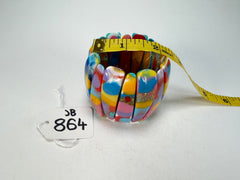 Jackie Brazil "Tulip" Kandinsky Elasticated Bracelet ( B0026 )