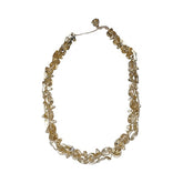 Jackie Brazil "Corina" Small Cones Gold Flakes 55cm Necklace ( N0058 )