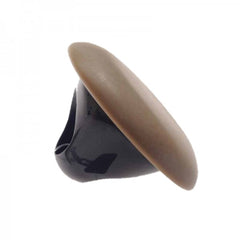 Jackie Brazil "Large Riverstone" Cream Matte Flat Oval Ring ( R3625 ) Size UK-N / US-7
