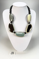 Marion Godart - BSX "Ovales Allongés" Neutral Mix Resin Necklace