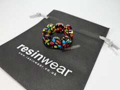 Marion Godart - Confetti "Cylindre" Art-Deco Mix Elasticated Cylinder Resin Bracelet