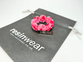 Marion Godart - Confetti "Cylindre" Pink Mix Elasticated Cylinder Resin Bracelet