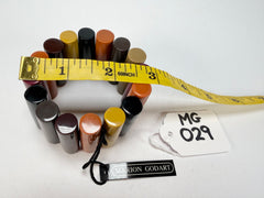Marion Godart - Natural "Pièces De Crayon" Soft Tone Mix Elasticated Resin Bracelet