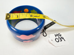 Marion Godart - Natural "Jeune" Blue Solid Round 5cm Bangle