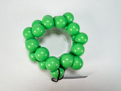 Marion Godart - Grapes "Poignée" Bright Green Large Cluster Elasticated Resin Bracelet