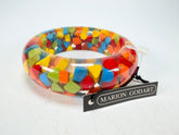 Marion Godart - Confetti "Encapsulé" Summer Mix Solid Round 2cm Bangle