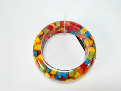 Marion Godart - Confetti "Encapsulé" Summer Mix Solid Round 2cm Bangle