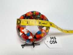 Marion Godart - Confetti "Cinq Pièces" Black + Summer Mix Elasticated Resin Bracelet