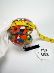 Marion Godart - Confetti "Cinq Pièces" Black + Summer Mix Elasticated Resin Bracelet