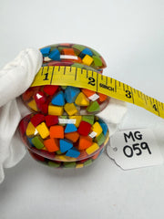 Marion Godart - Confetti "Sept Pièces" Summer Mix Elasticated Resin Bracelet