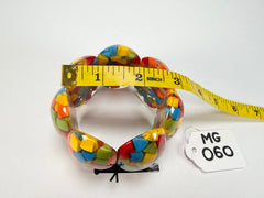 Marion Godart - Confetti "Sept Pièces" Summer Mix Elasticated Resin Bracelet