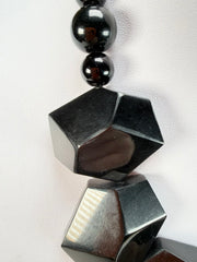 Marion Godart - Fragmental "Formation Rocheuse" Black Resin Necklace