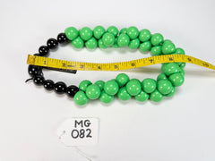 Marion Godart - Grapes "Poignée" Bright Green Large Cluster Resin Necklace