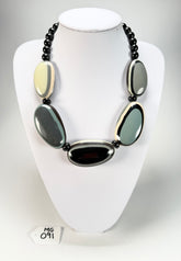 Marion Godart - BSX "Ovales Allongés" Neutral Mix Resin Necklace