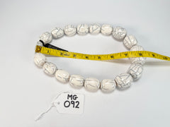Marion Godart - Fragmental "Tonneau Roulant" Cream Resin Necklace