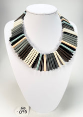 Marion Godart - Natural "Roi De La Tribu" Neutral Mix Resin Necklace